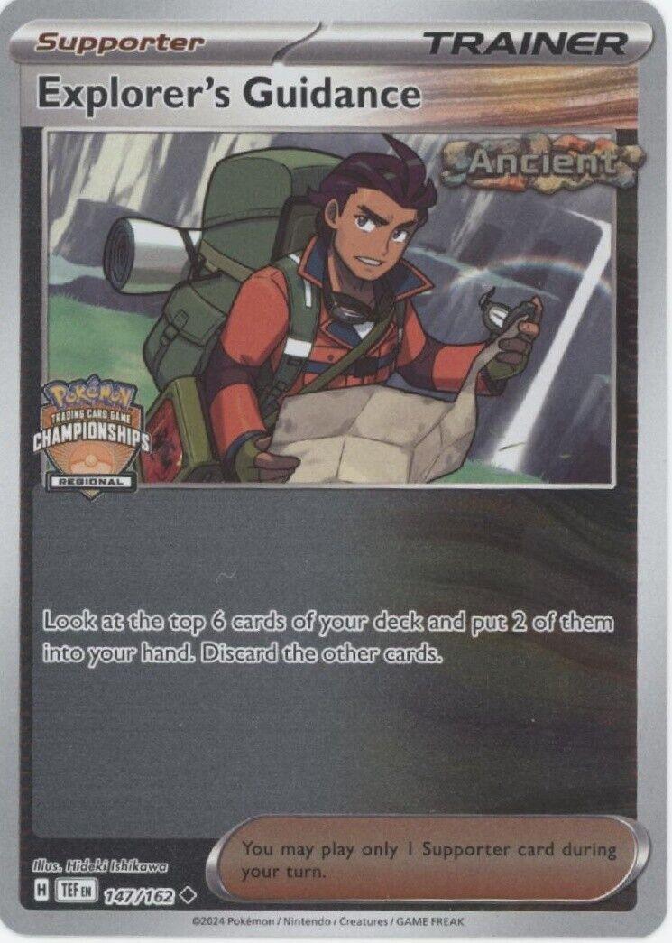 Temporal Forces Explorer's Guidance [Regional-Championships] Pokémon card